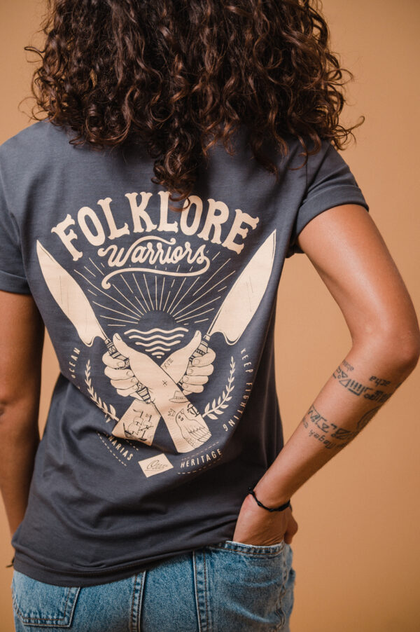 Osss_Canarias_Urban_Camiseta_FolkloreWarriors_Antracita