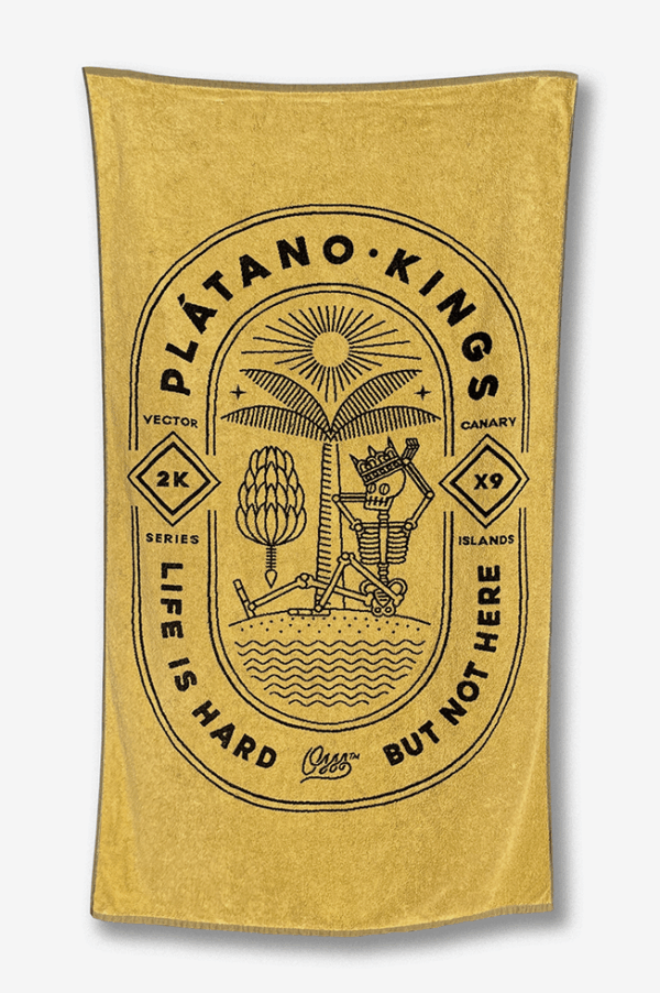 TOALLA PLATANO KINGS AMARILLA