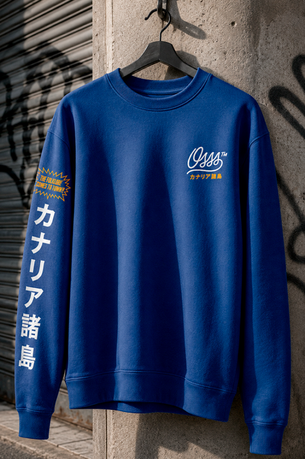 Osss_Canarias_Urban_Sudadera_Tokyo_Comic_Blue