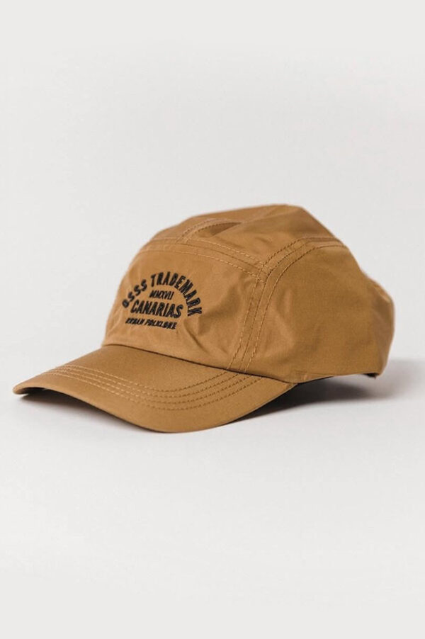 osss_canarias_urban_gorra_5paneles_waterproof_university_mostaza